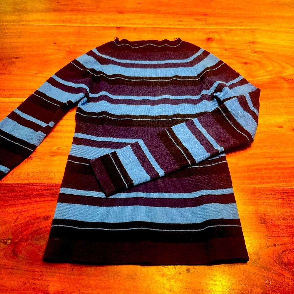 Vintage 90’s Karen Millen knit wool striped sweater
